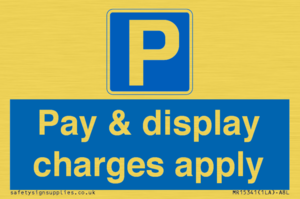 Pay & display charges apply
